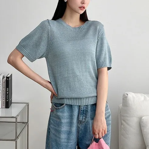 마지막 가격에 파는 7가지 다채로운 조직감 공들여 만든 여름니트 엔니튜드 린넨 블렌드 반팔 카라 니트 3종 랭킹 TOP8 제품 리뷰 및 사용 후기