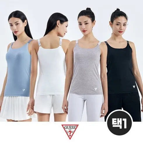 셀럽들이 찾는 게스 여성 시그니처 기능성 런닝형 브라탑 4종 랭킹 TOP8 제품 리뷰 및 사용 후기