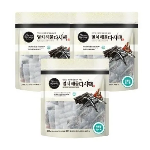 홈쇼핑에서 가장 인기있는 멸치해물 다시팩 320gX3팩 솔직한 사용후기