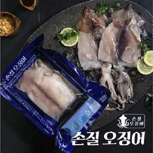 불티나게 팔리는 자연산 손질 오징어 24미 별점 5점 제품
