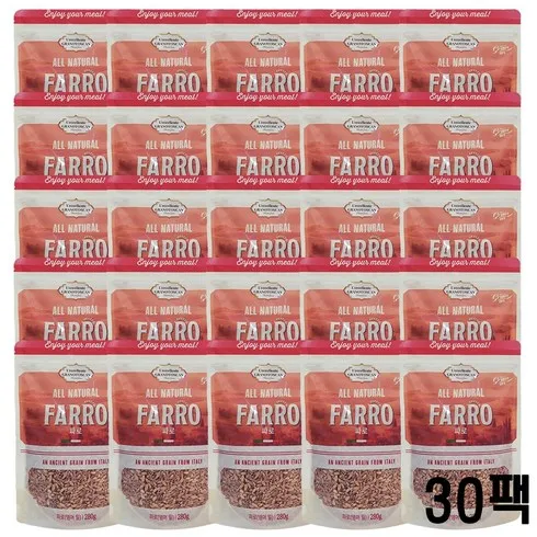 소문 내지 마세요!! FARRO 고대곡물 파로 280g x 30봉 인기 상품 리스트 Top 8