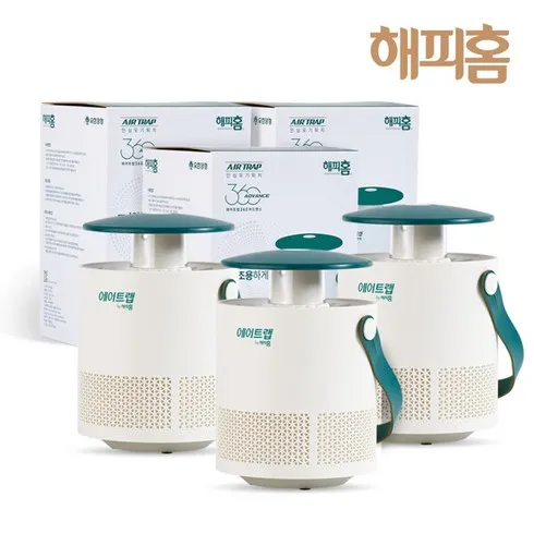 현직 전문가들이 선택한 유한양행 해피홈 에어트랩 360 어드밴스 패밀리세트 솔직한 사용후기