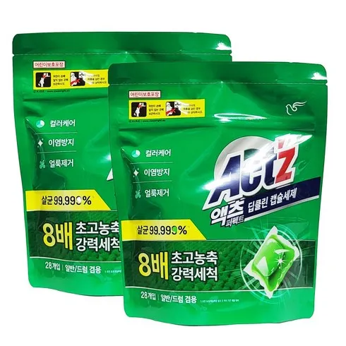 가격 대비 가장 좋은  총112캡슐 액츠 퍼펙트 캡슐세제 4팩 추천 아이템 Top 8 순위표