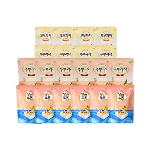 인생 최고의 꿀템 쿠키아 뚜부과자 4종  랭킹 TOP8 제품 리뷰 및 사용 후기